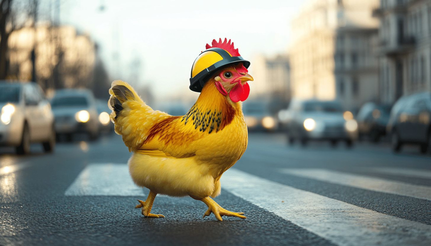 Wie man ein Huhn sicher über die Straße führt - Tipps und Strategien